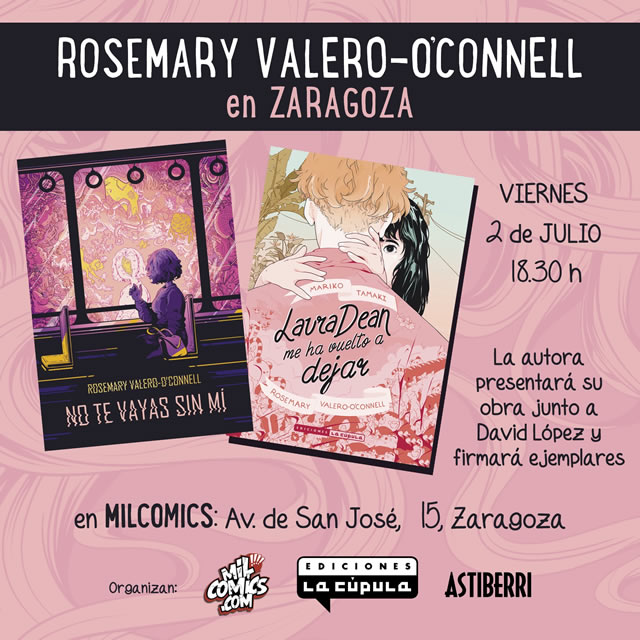 Rosemary Valero O´Connell presenta y firma su obra en la librería Milcomics